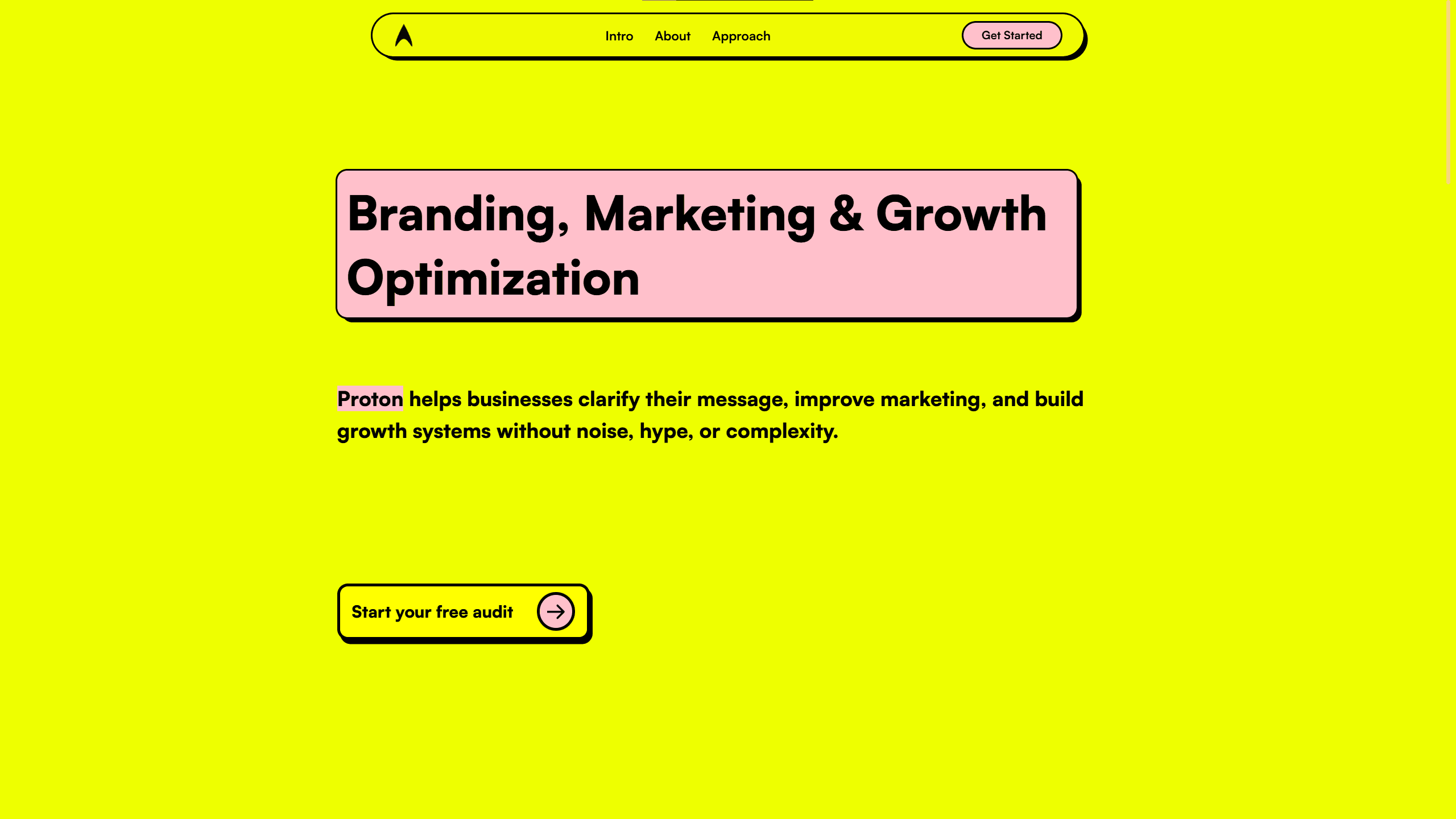 Proton website preview
