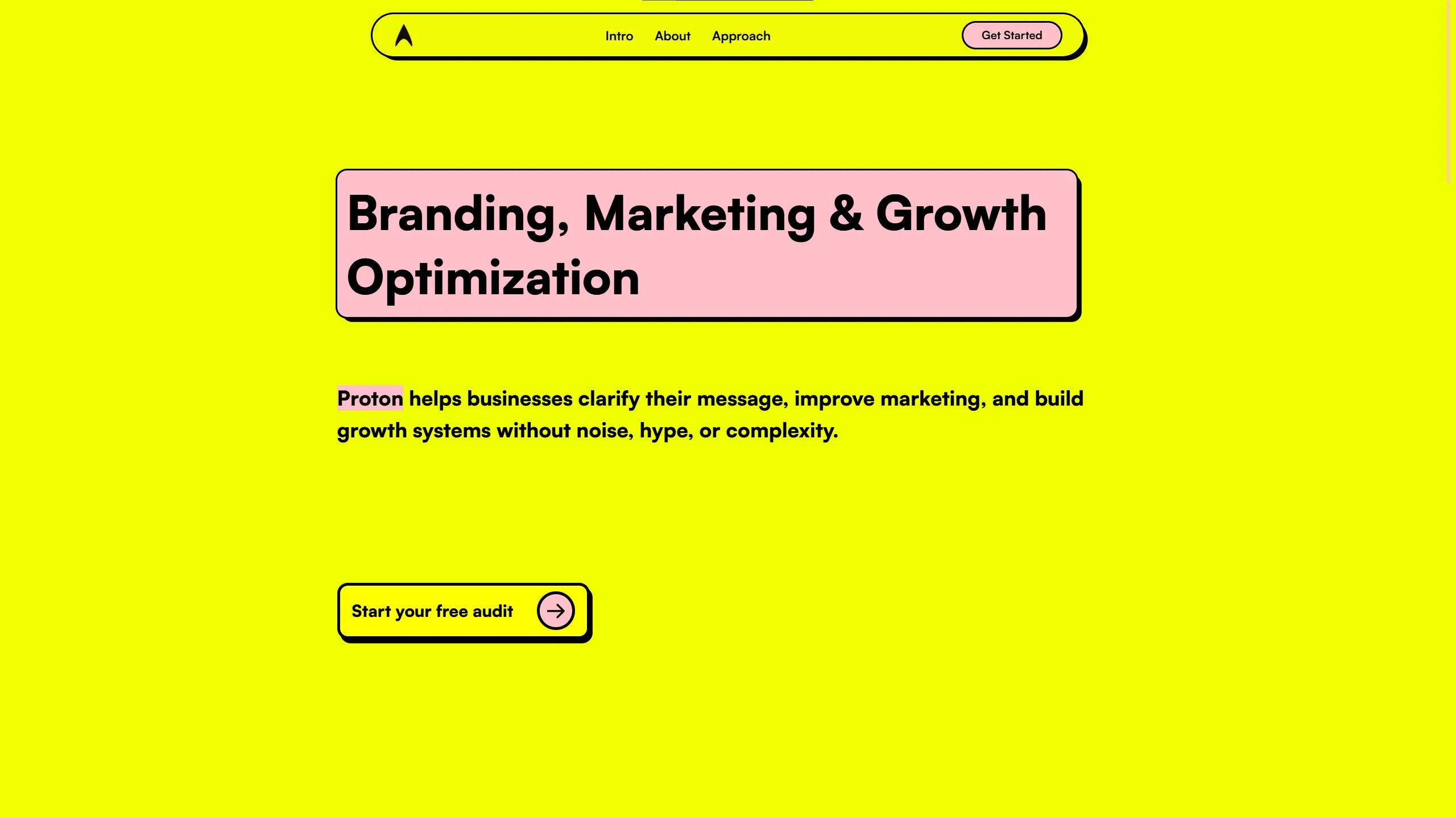 Proton website preview
